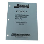 MANUAL-OPER & MAINT ATOMIC 4 (WESTERBEKE P/N 200156) - Click Here to See Product Details