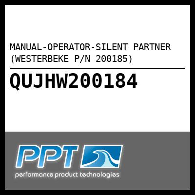 MANUAL-OPERATOR-SILENT PARTNER (WESTERBEKE P/N 200185) - Click Here to See Product Details